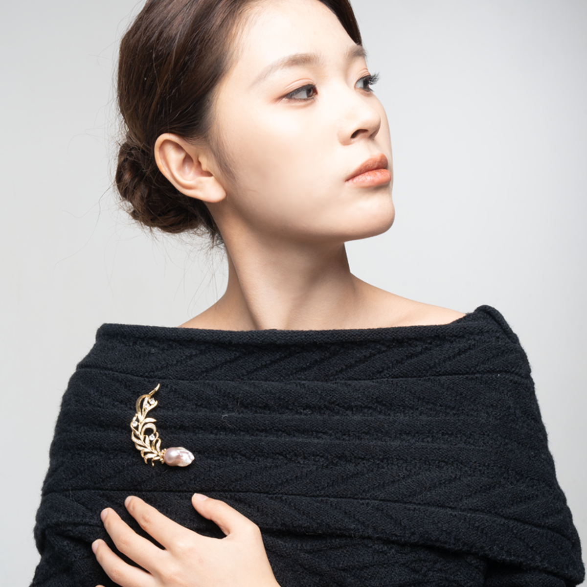 风之羽翼-胸针 淡水巴洛克 Pearl Brooch product listing
