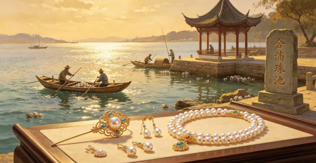 Beijing Luck and Power Jewelry Company Limited. natural freshwater pearl jewelry fashion display