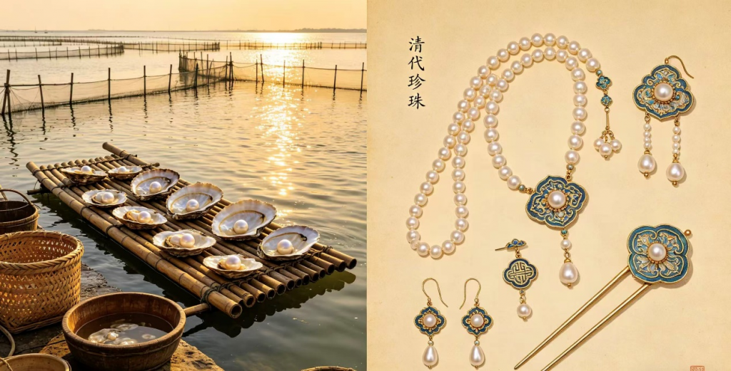 Beijing Luck and Power Jewelry Company Limited. natural freshwater pearl jewelry fashion display