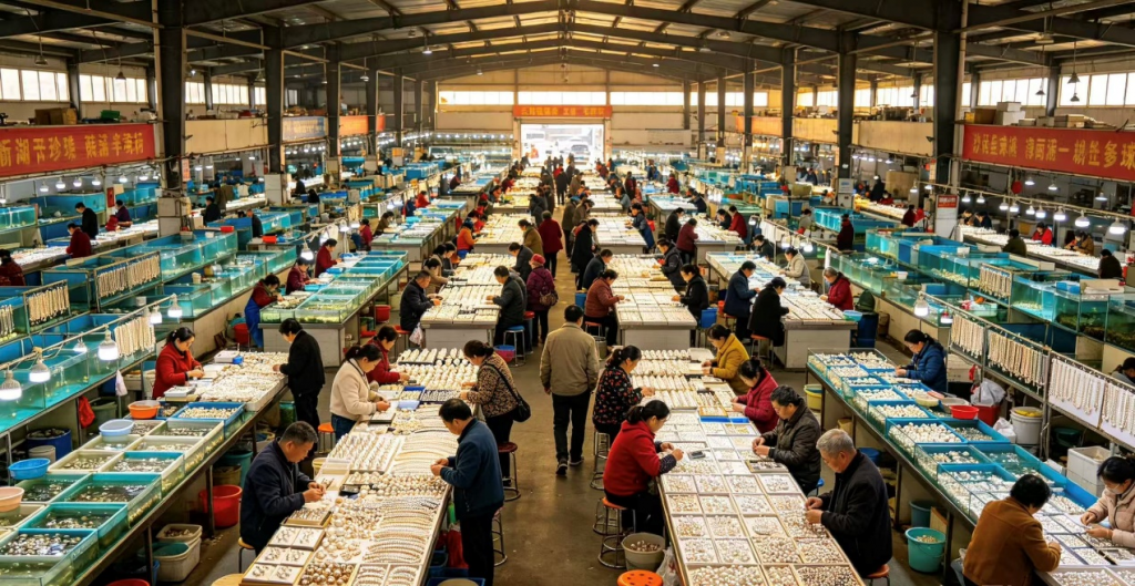 Beijing Luck and Power Jewelry Company Limited. natural freshwater pearl jewelry fashion display