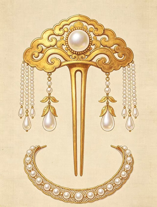 Beijing Luck and Power Jewelry Company Limited. natural freshwater pearl jewelry fashion display