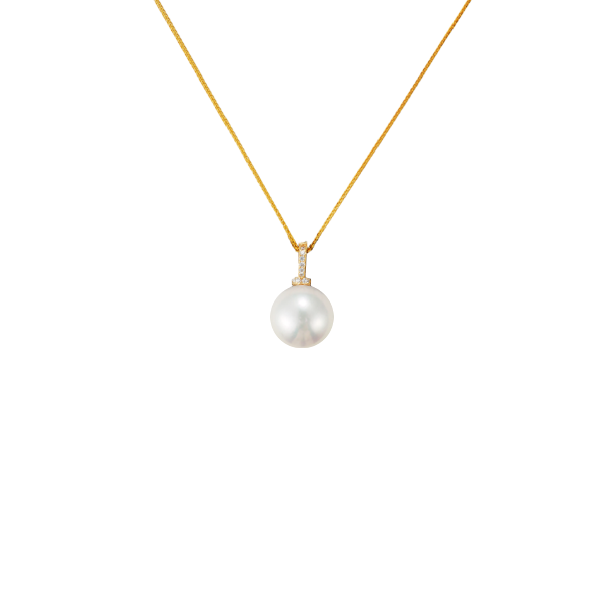 赛澳白-12-13mm白色淡水珍珠吊坠 淡水爱迪生 Pearl Pendant detail view