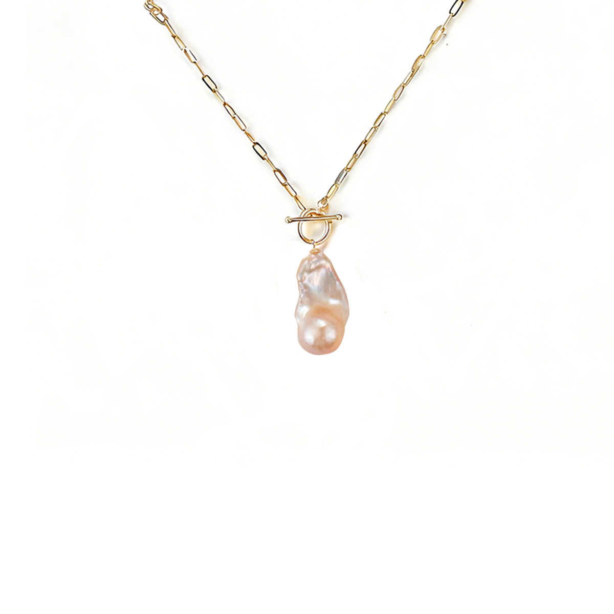 锦绣琉璃-20-30mm炫彩紫淡水巴洛克珍珠吊坠 淡水巴洛克 Pearl Pendant detail view