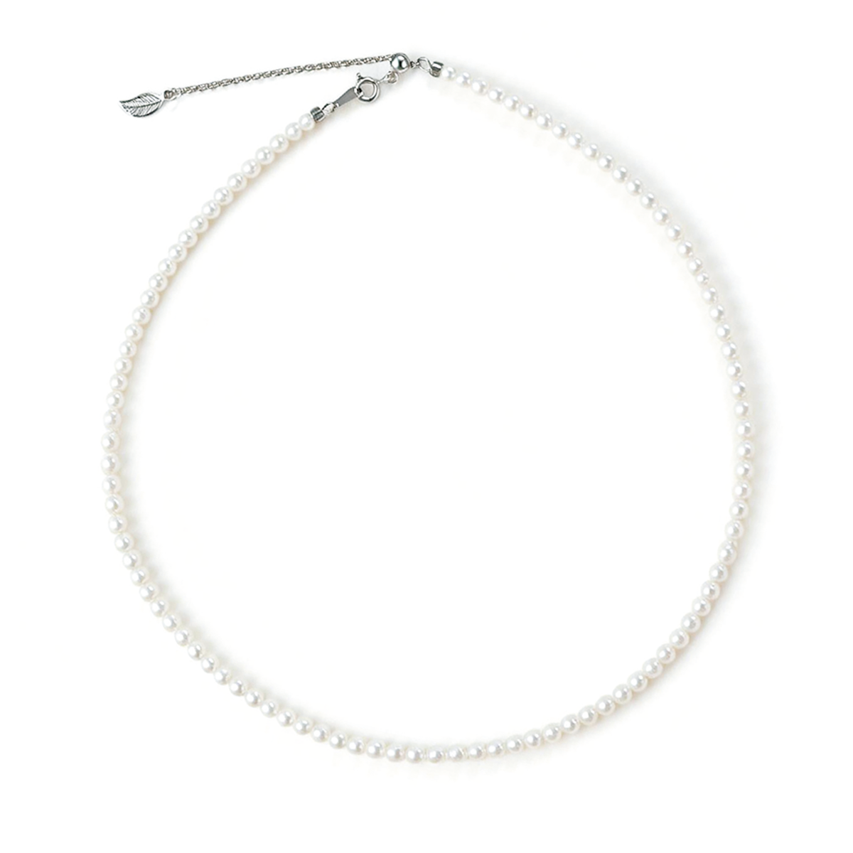 摩登小姐-3.5mm白色淡水AK baby珍珠项链 淡水AK Pearl Necklace detail view