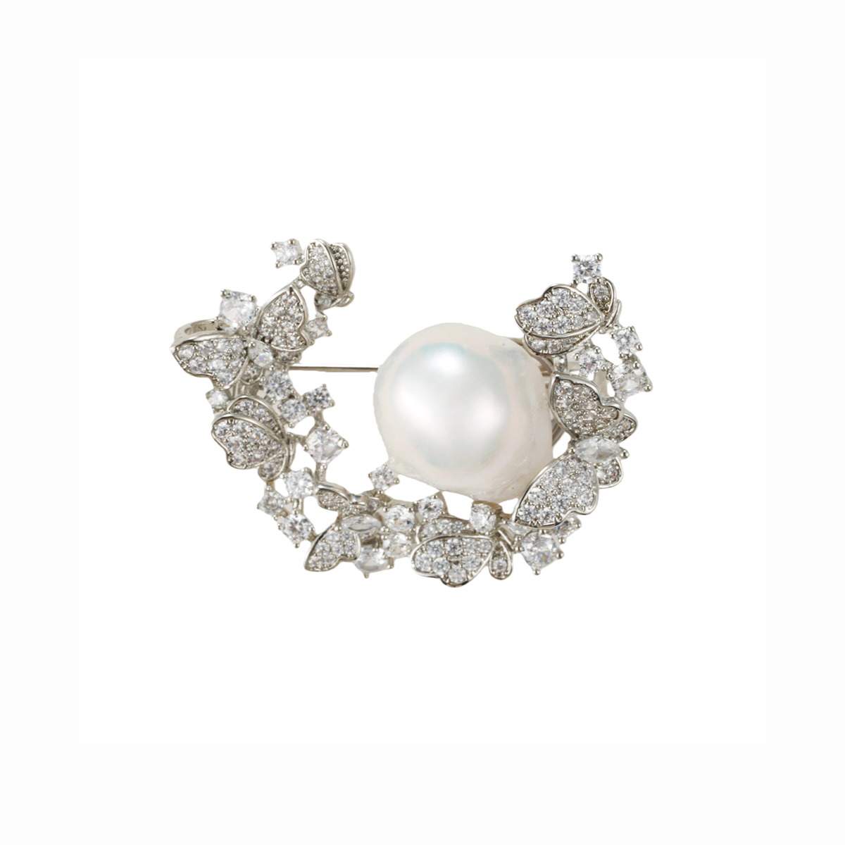 花环-胸针 淡水巴洛克 Pearl Brooch detail view