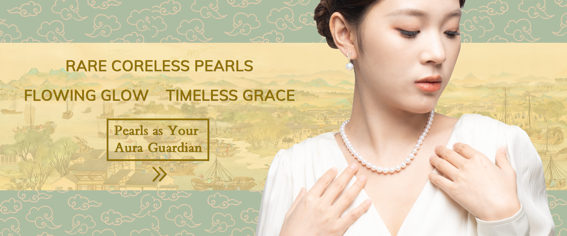 Beijing Luck and Power Jewelry Company Limited. natural freshwater pearl jewelry fashion display