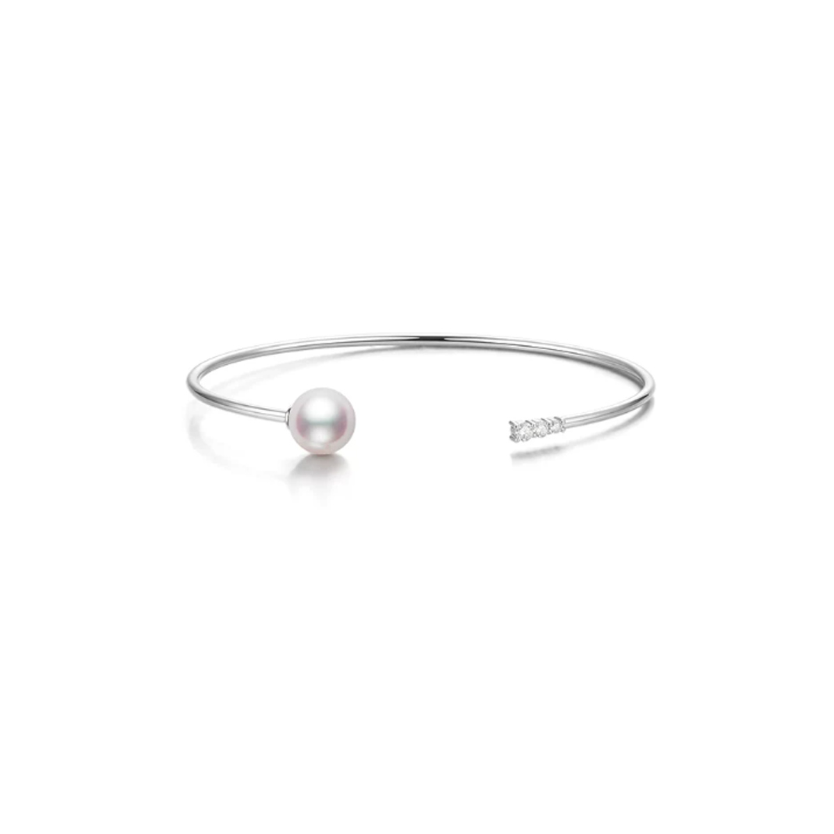 海水akoya珍珠三钻弹力手镯 Freshwater Pearl Bracelet related product