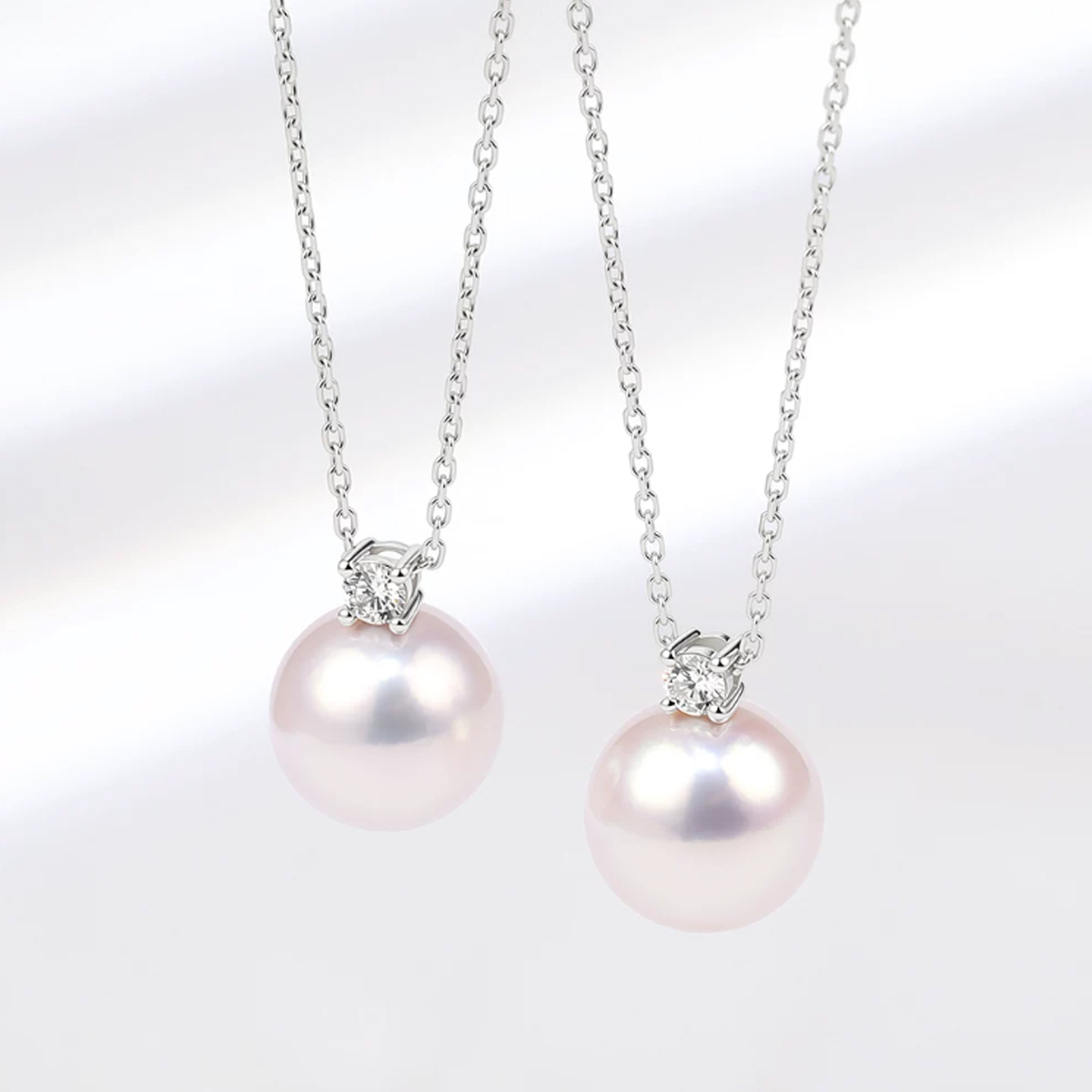 Akoya极光天女海水珍珠项链 Freshwater Pearl Pendant detail view
