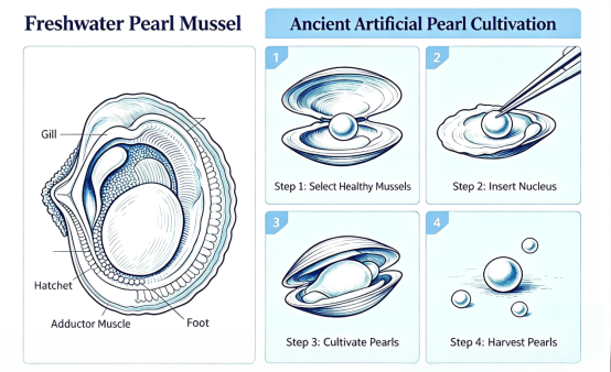 Beijing Luck and Power Jewelry Company Limited. natural freshwater pearl jewelry fashion display