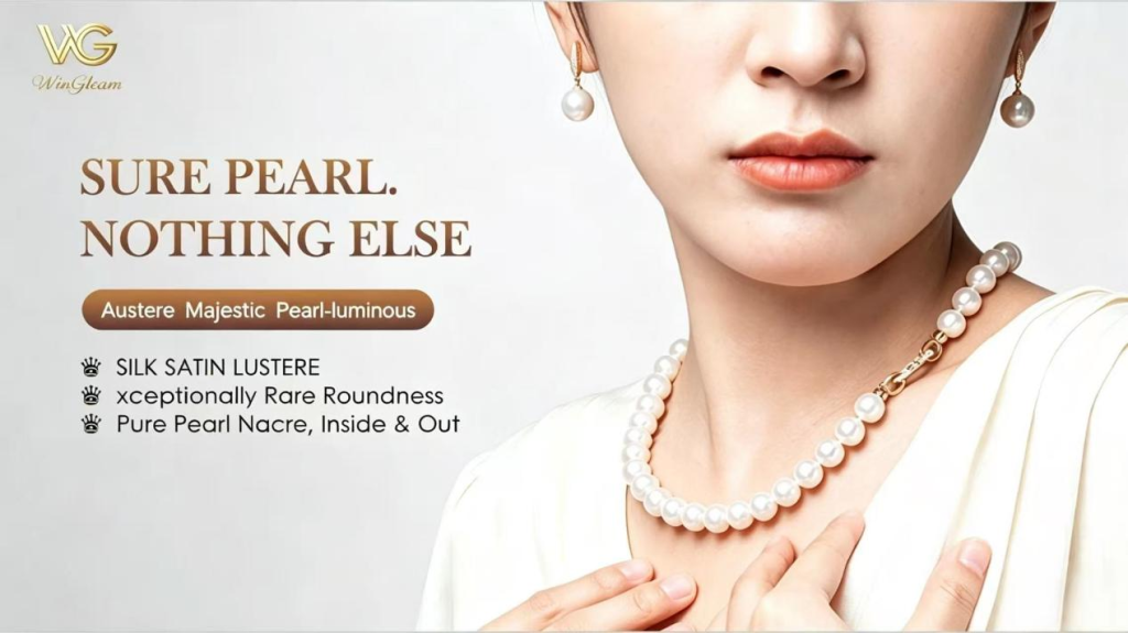Beijing Luck and Power Jewelry Company Limited. natural freshwater pearl jewelry fashion display
